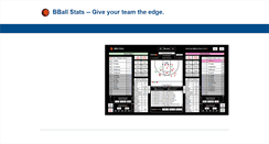 Desktop Screenshot of bballstats.net