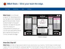 Tablet Screenshot of bballstats.net